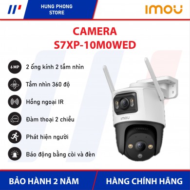 Lắp đặt camera imou 2 mắt S7XP ống kính rộng quay quét 360 tại Vĩnh Lộc