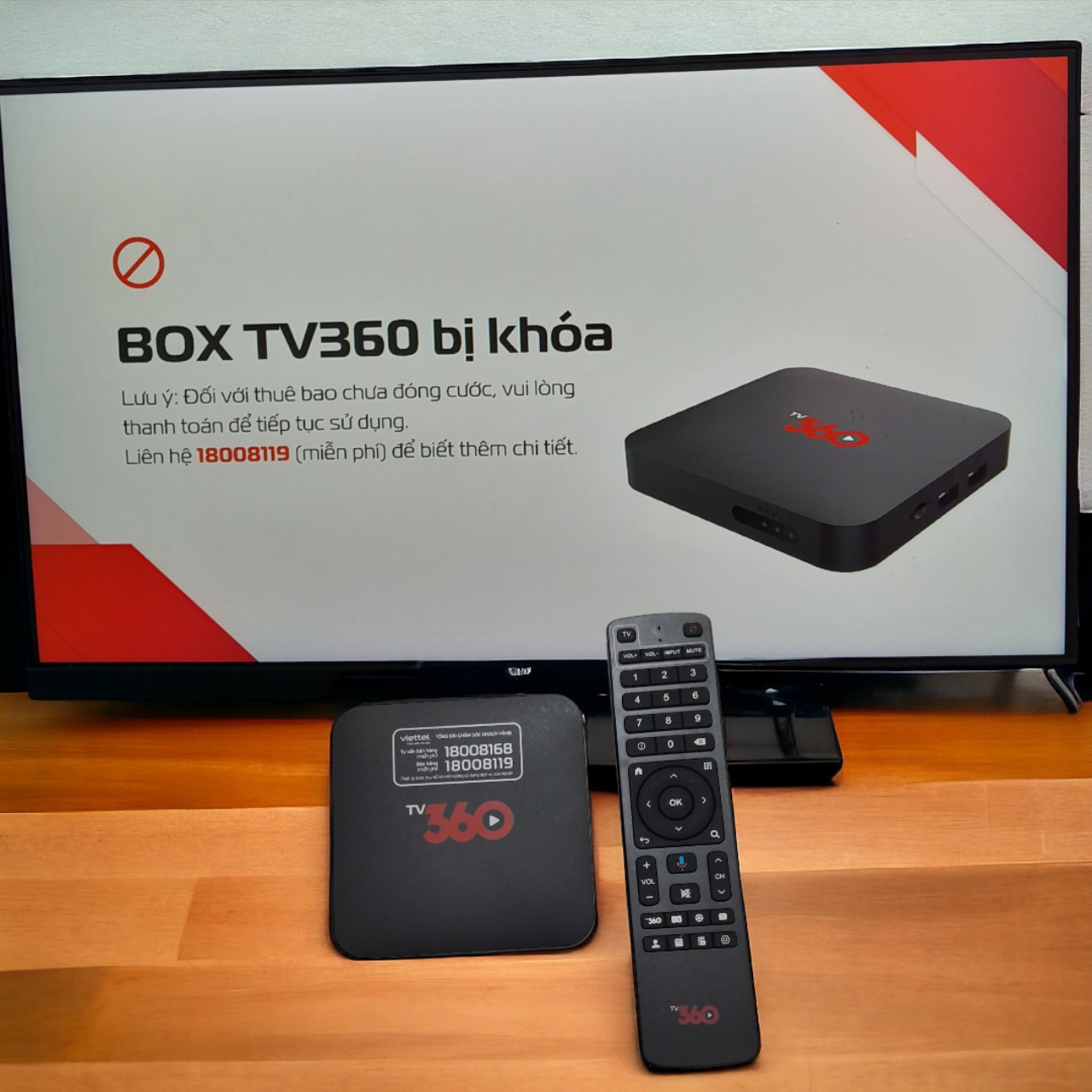 Box Viettel 360 bị khóa 