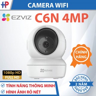 Camera EZVIZ C6N 4MP chính hãng giá rẻ độ phân giảI  quay quét toàn cảnh 360
