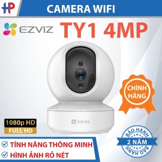 Camera Wifi TY1 Ezviz 4MP xoay 360 dùng trong nhà -Hỗ trợ thẻ nhớ