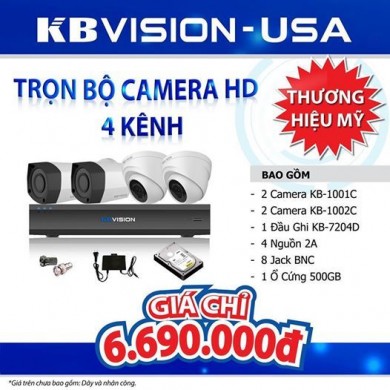 Lắp đặt camera hiệu kbvision, hikvision, dahua giá rẻ cho gia đình tại quận 9 Sài Gòn