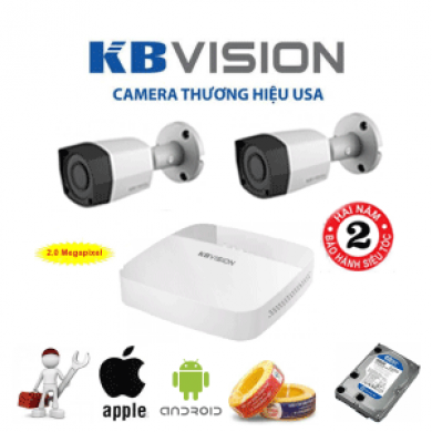 Lắp đặt camera trọn bộ 4 camera hiệu Kb-Vision tại Đường Phú Thọ quận 11 Sài Gòn