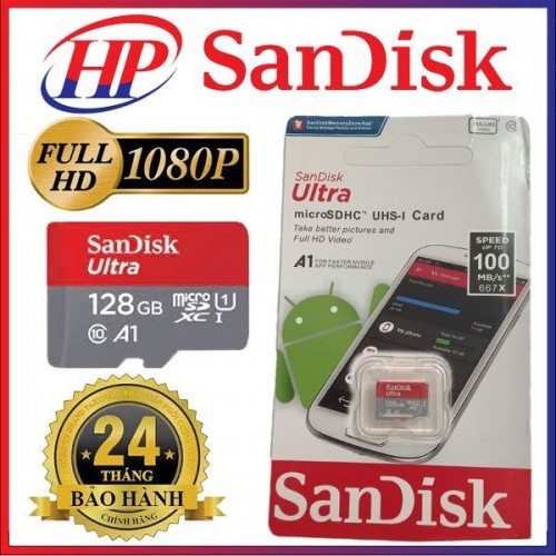 Thẻ Nhớ SanDisk microSD Ultra 128GB Class 10